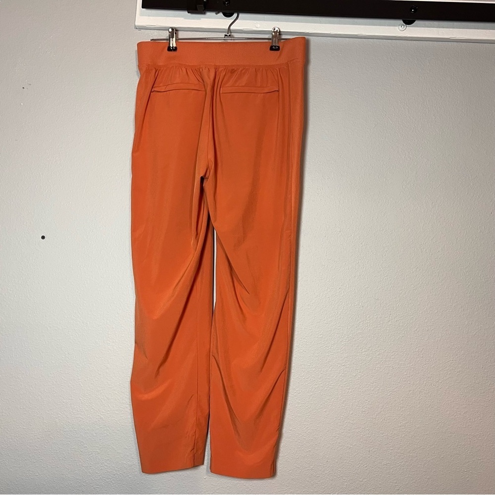 Athleta Brooklyn Ankle Pants High Rise Size 6 Orange Pull On - Picture 7 of 14